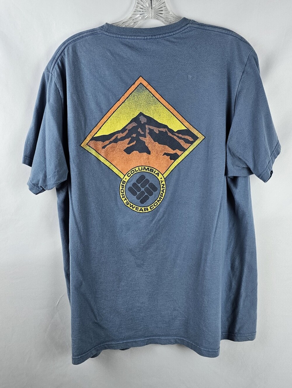 Columbia Sportswear Logo Graphic T-Shirt Men's Lg Gorpcore Outdoors